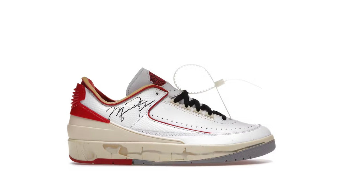 JORDAN 2 RETRO LOW SP OFF-WHITE WHITE RED