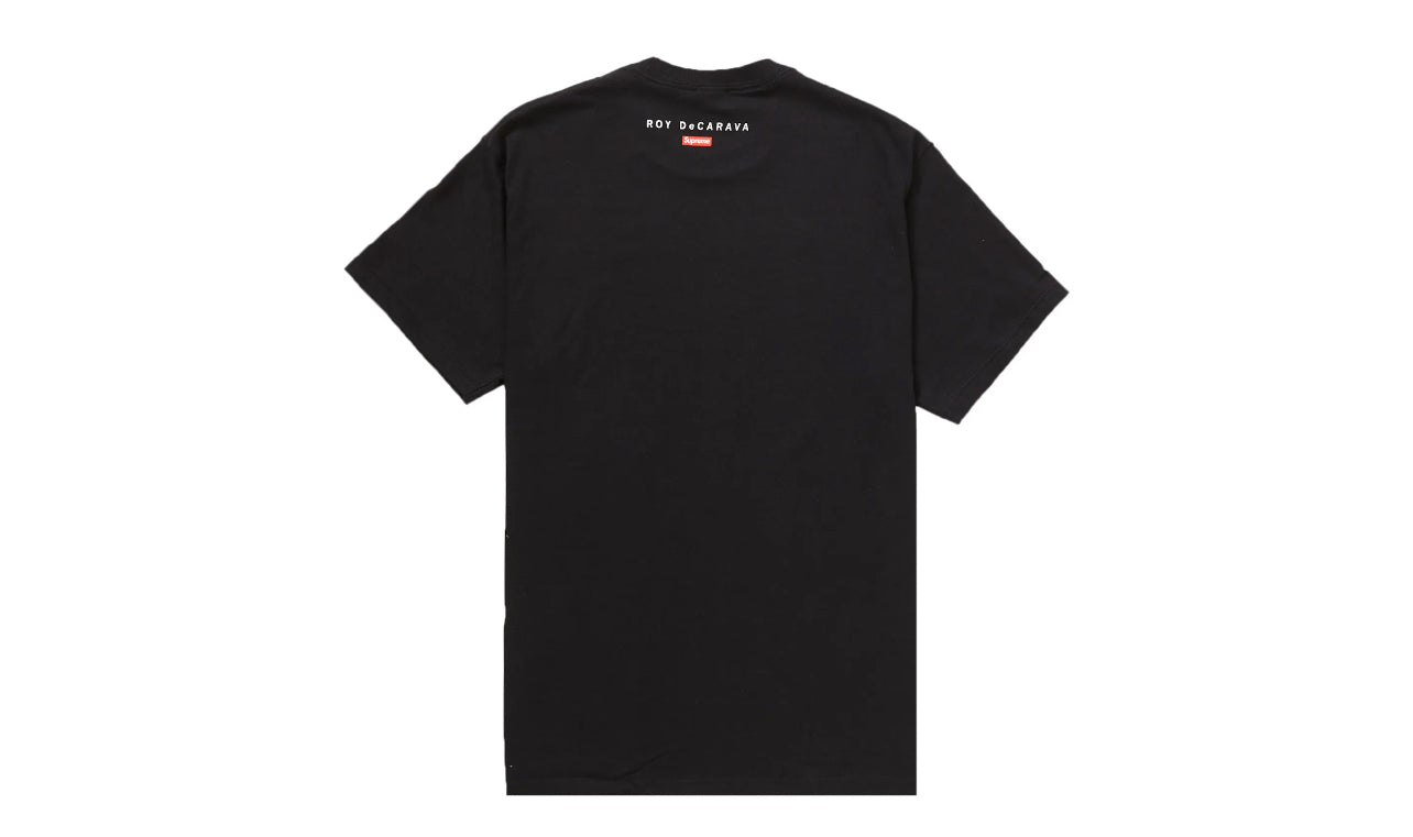 SUPREME ROY DECARAVA MISSISSIPPI TEE BLACK