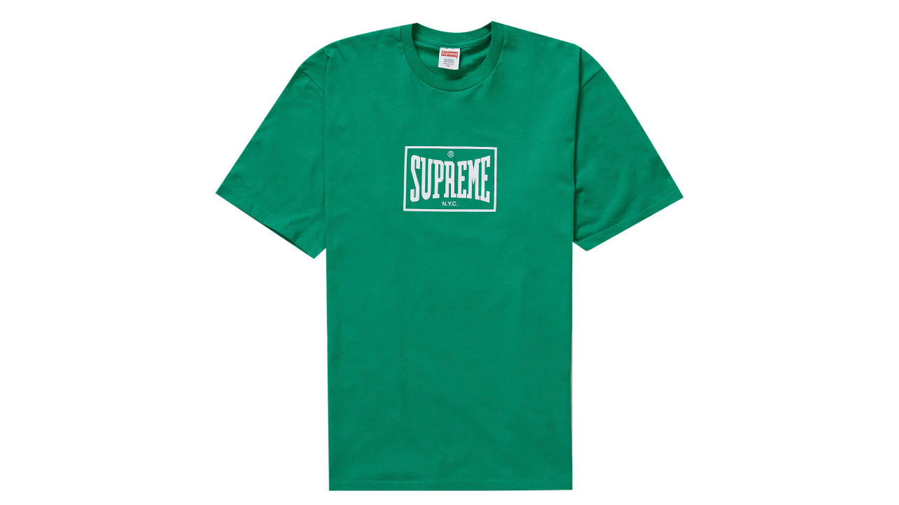 SUPREME WARMUP TEE GREEN