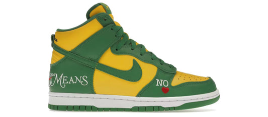 NIKE SB DUNK HIGH SUPREME BY ANY MEANS BRAZIL