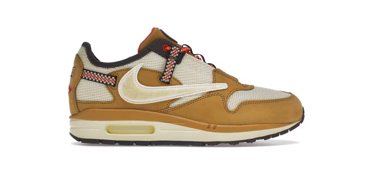 NIKE AIR MAX 1 TRAVIS SCOTT CACTUS JACK WHEAT LEMON DROP