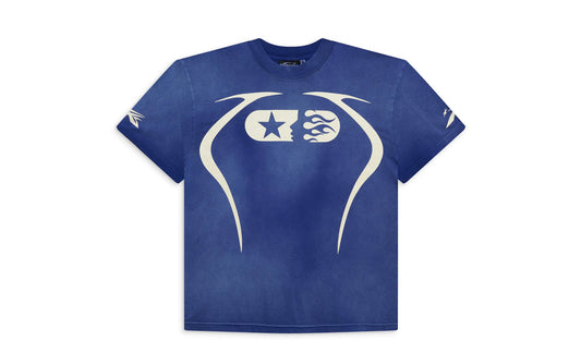 HELLSTAR WARM UP T-SHIRT BLUE