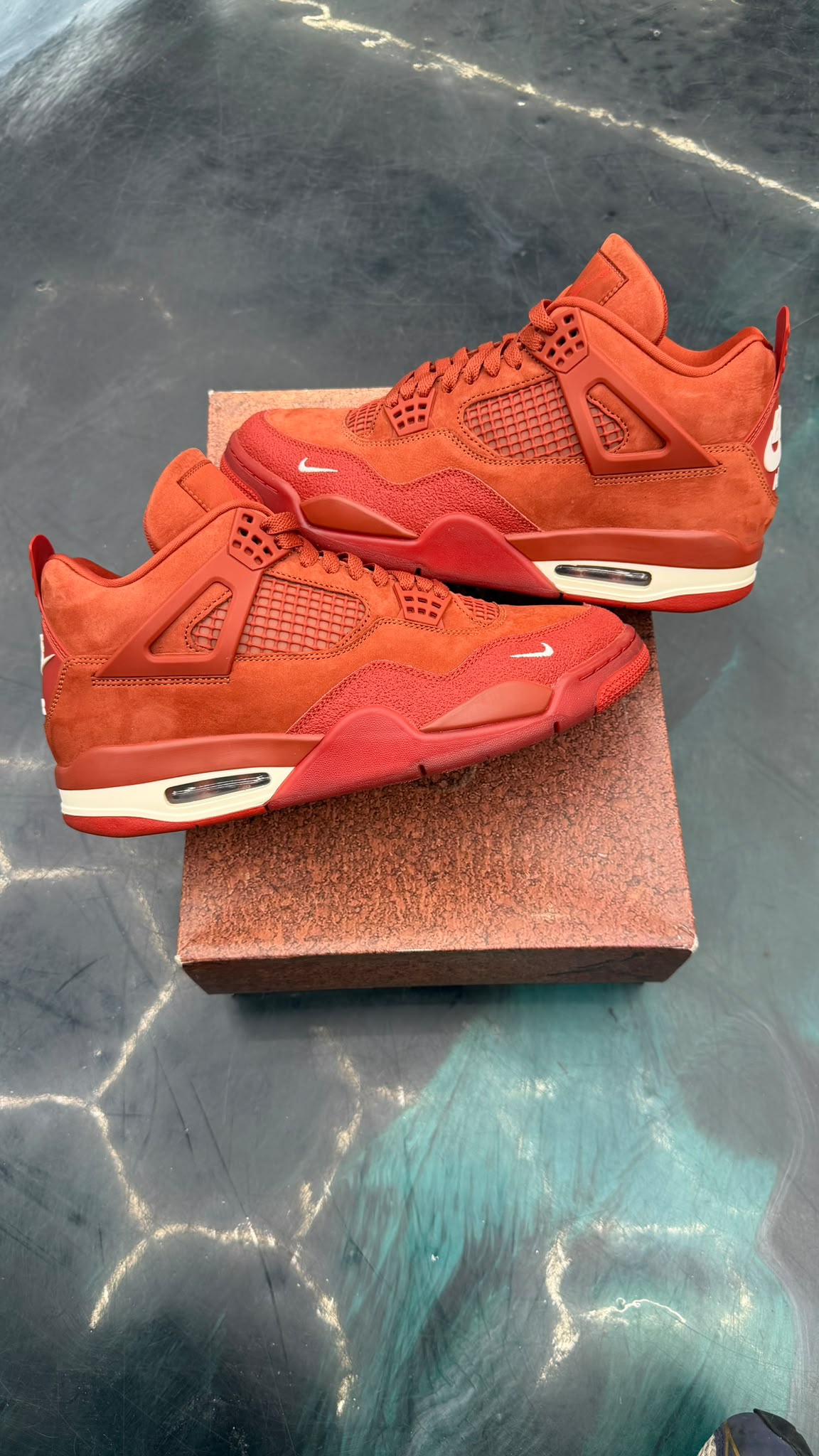 JORDAN 4 RETRO NIGEL SYLVESTER BRICK BY BRICK PRE OWNED SIZE 10.5