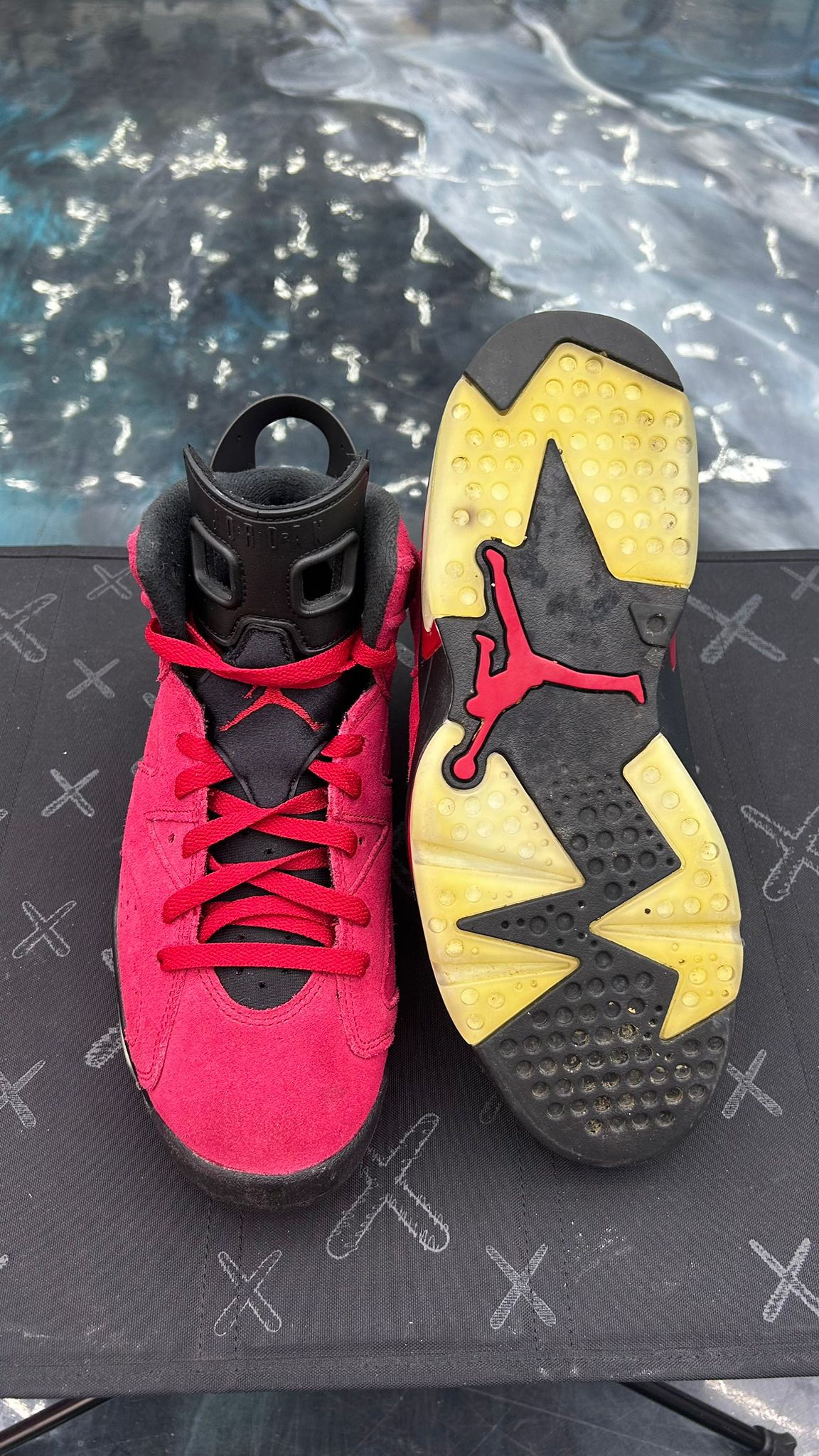 JORDAN 6 RETRO TORO BRAVO PRE OWNED SIZE 9