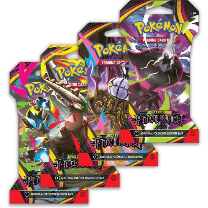 POKEMON: PITCH BLACK SLEEVED BOOSTER PACK (SINGLES)