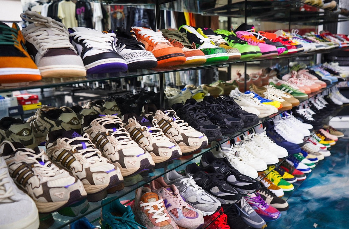 Pared de tenis en exhibición