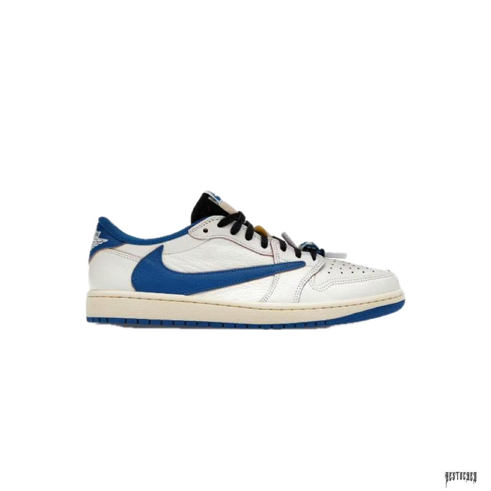 JORDAN 1 RETRO LOW OG SP FRAGMENT X TRAVIS SCOTT SAIL MILITARY BLUE