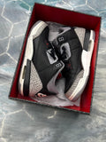 Pre-owned Jordan 3 Retro Black Cement sneakers, size 7Y, in a red box.