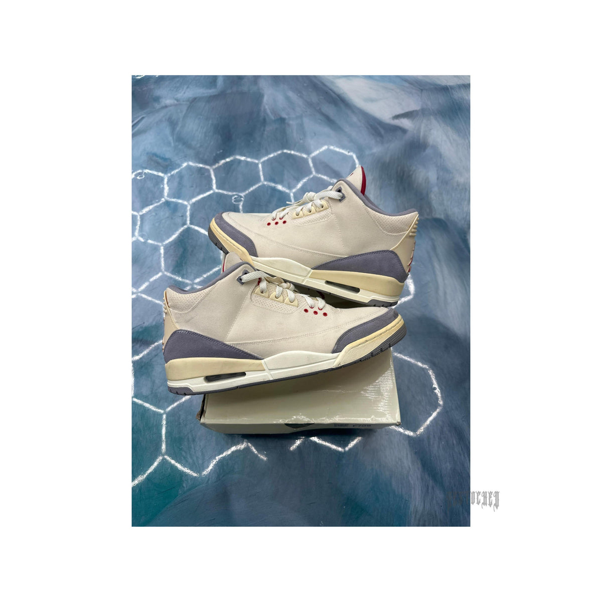 JORDAN 3 RETRO MUSLIN PRE OWNED SIZE 13
