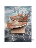 New Balance 992 MiUSA Joe Freshgoods "Aged Well" sneakers, size 8.5, with pink and beige suede/mesh.