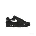 NIKE AIR MAX 1 '87 SP Supreme Black White sneaker, featuring a black leather upper, white Swoosh, and visible Air unit.
