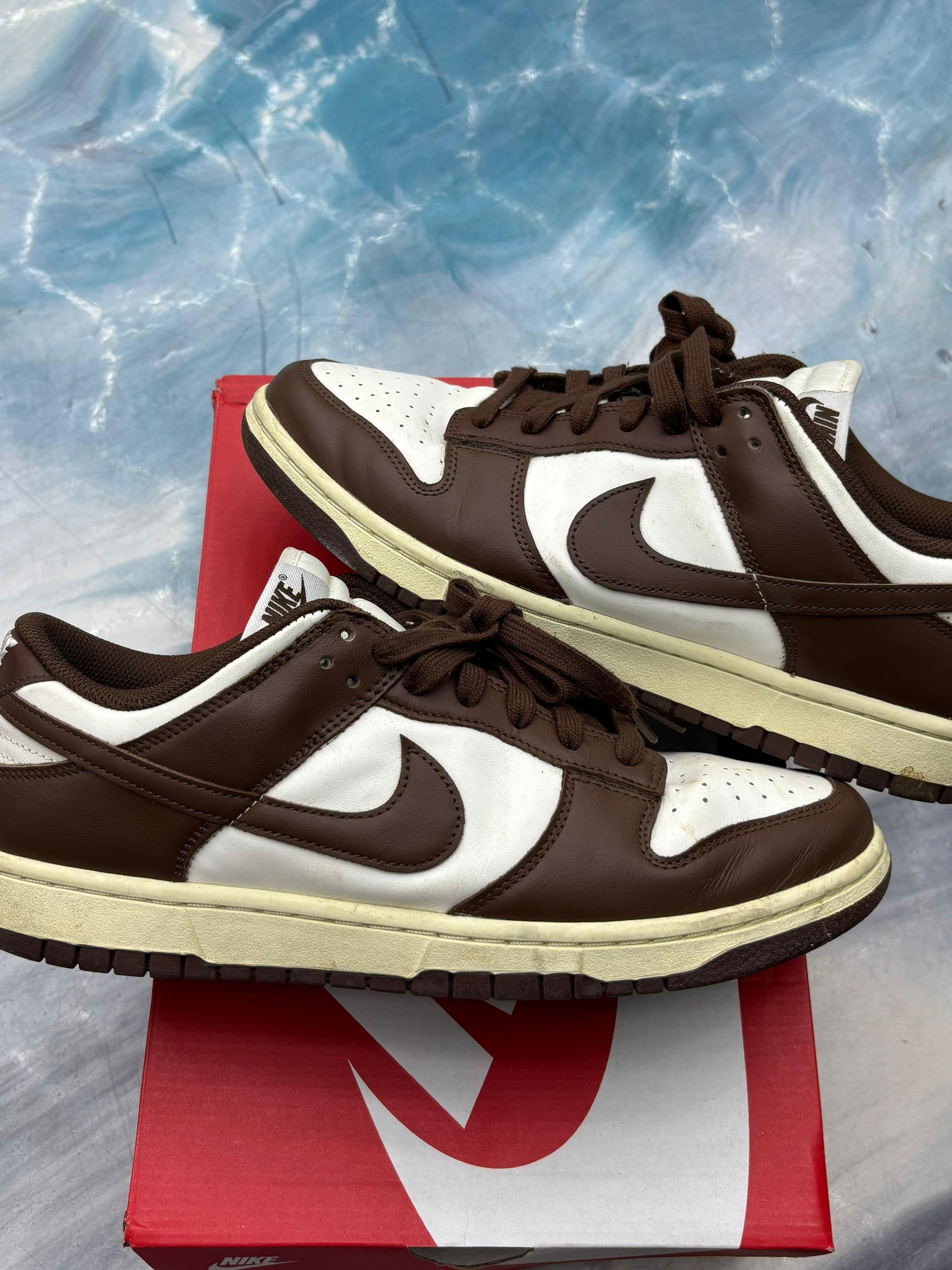 NIKE DUNK LOW CACAO WOW PRE OWNED SIZE 12W10.5
