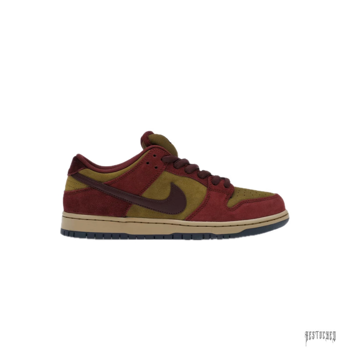 NIKE SB DUNK LOW DARK TEAM RED OLIVE FLAK