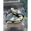 JORDAN 6 RETRO WASHED DENIM PRE OWNED SIZE 11