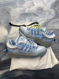 ADIDAS FORUM BUCLE LOW BAD BUNNY BLUE TINT PRE OWNES SIZE 7.5 NO BOX