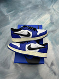 JORDAN 1 RETRO LOW OG GAME ROYAL (GS) PRE OWNED SIZE 7Y