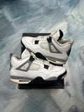 JORDAN 4 RETRO WHITE CEMENT PRE OWNED SIZE 10.5